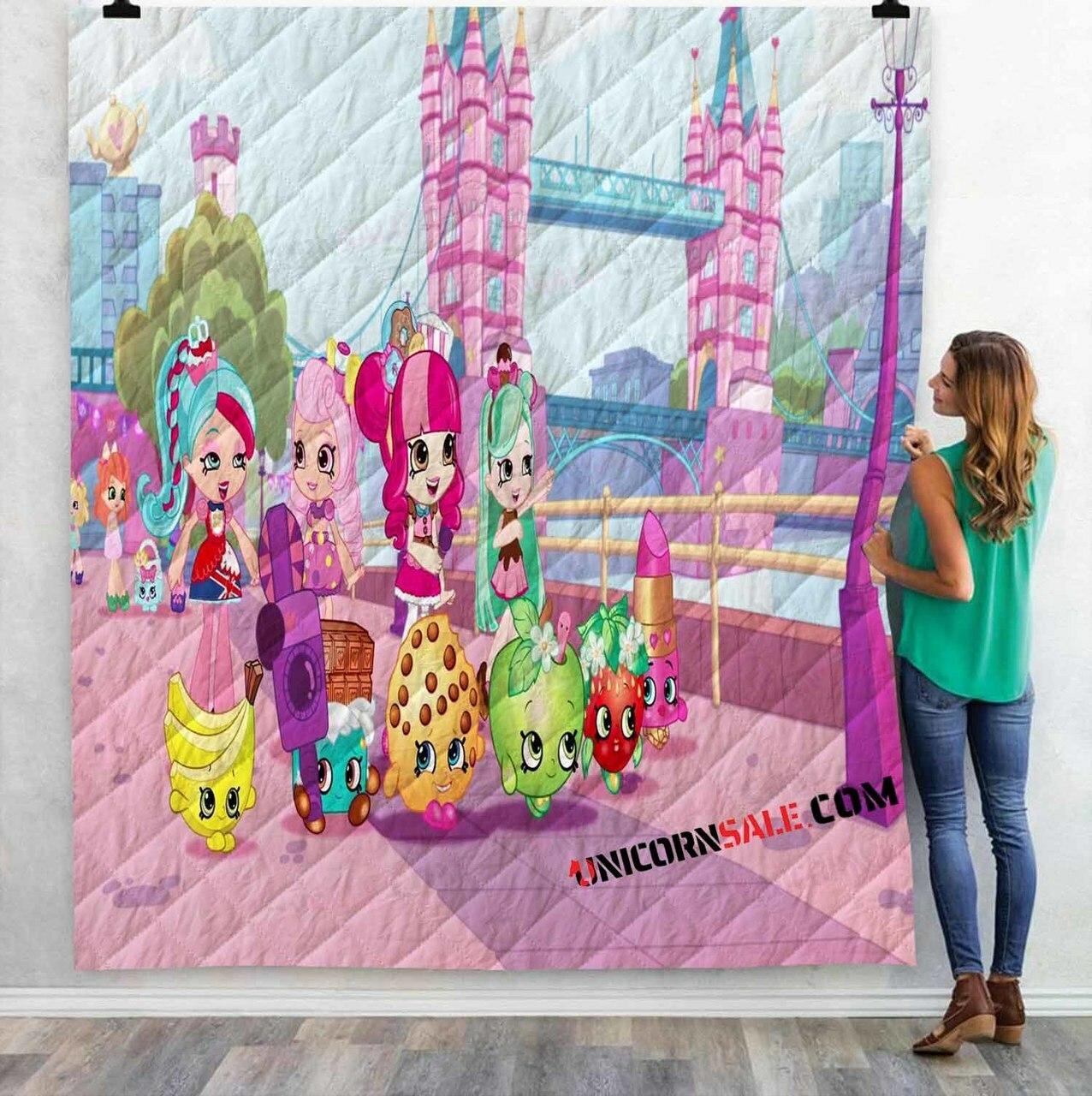Netflix Movie Shopkins World Vacation V 3D Customized Personalized Quilt Blanket and Home Decor