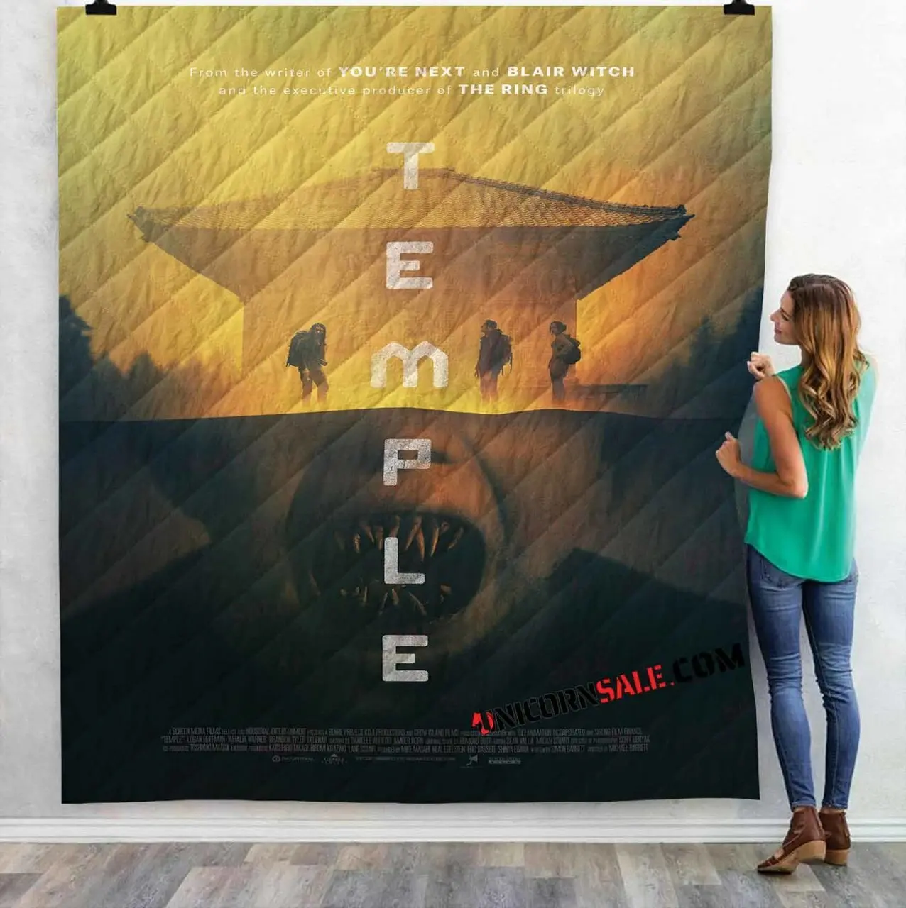Netflix Movie Temple D 3D Customized Personalized Quilt Blanket and Home Decor
