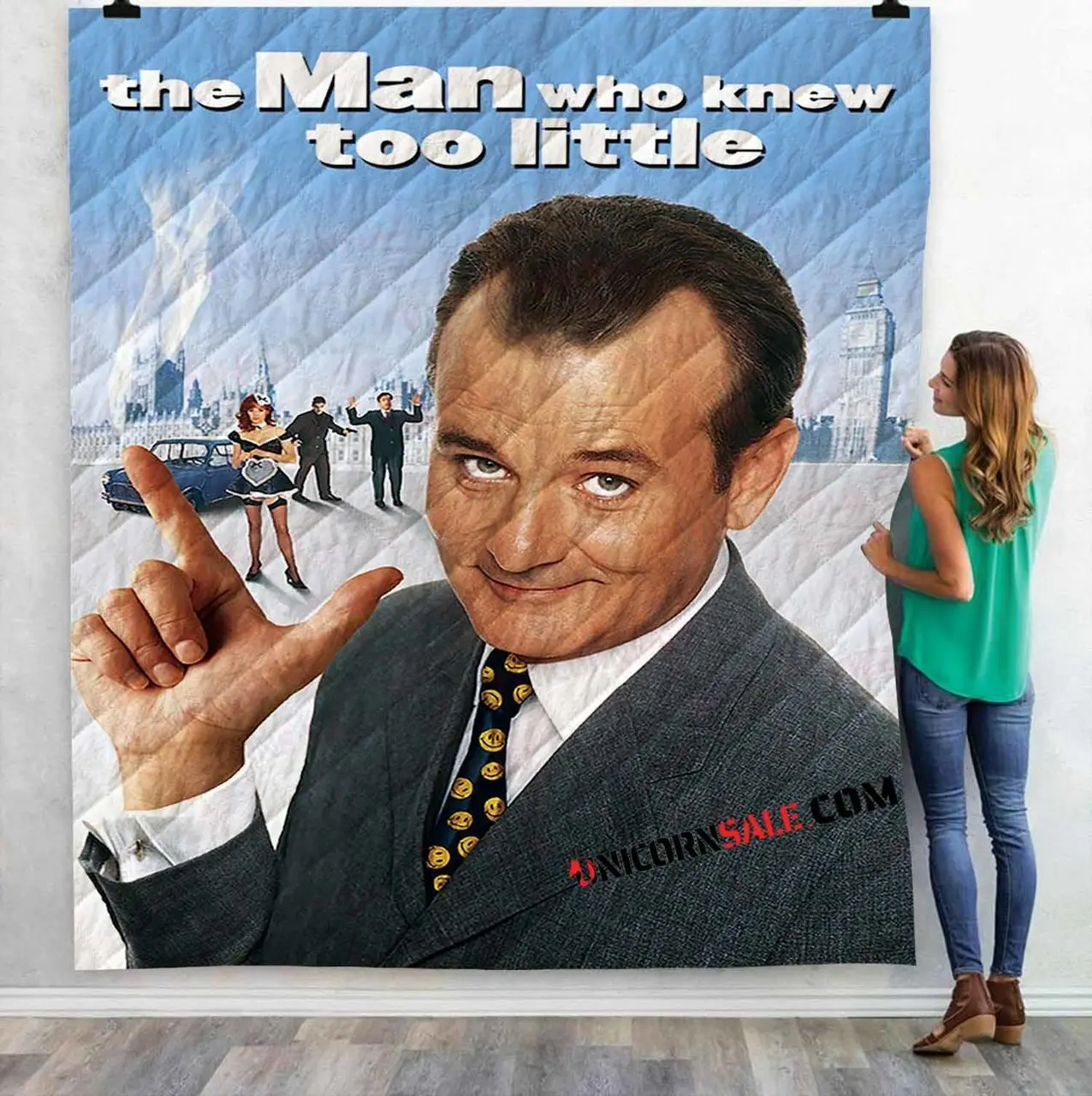 Netflix Movie The Man Who Knew Too Little D 3D Customized Personalized Quilt Blanket and Home Decor