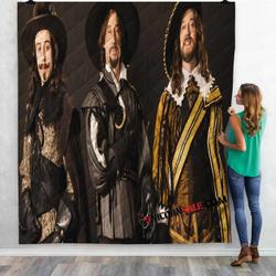 Netflix Movie The Three Musketeers N 3D Customized Personalized Quilt Blanket and Home Decor