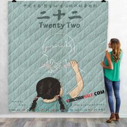 Netflix Movie Twenty Two D 3D Customized Personalized Quilt Blanket and Home Decor