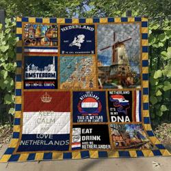 Netherlands Bl120610 Quilt Blanket and Home Decor