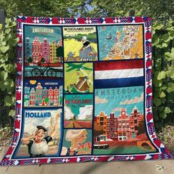 Netherlands Ng050709B Tbg Quilt Blanket and Home Decor
