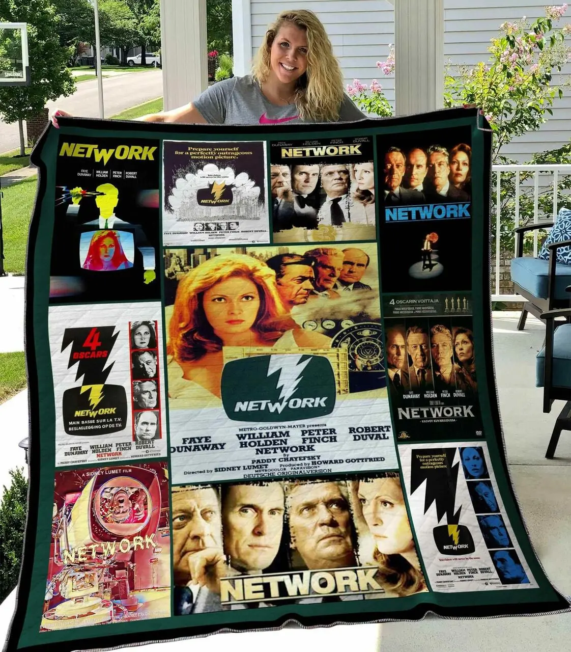 Network V1 Blanket Th0107 Quilt and Home Decor