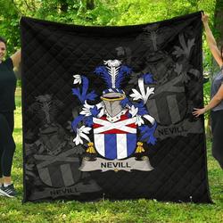 Nevill Or Neville Ireland Irish Family Crest JFJ10545 3D Customized Quilt 2707 and Home Decor