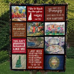 New Hampshire Cl14100352Mdq Quilt Blanket and Home Decor