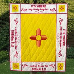 New Mexico Cl14100356Mdq Quilt Blanket and Home Decor