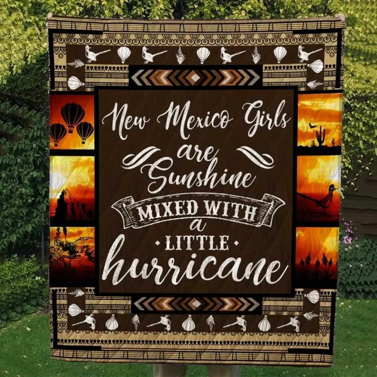 New Mexico Girls Are Sunshine Blanket Th0807 Quilt and Home Decor
