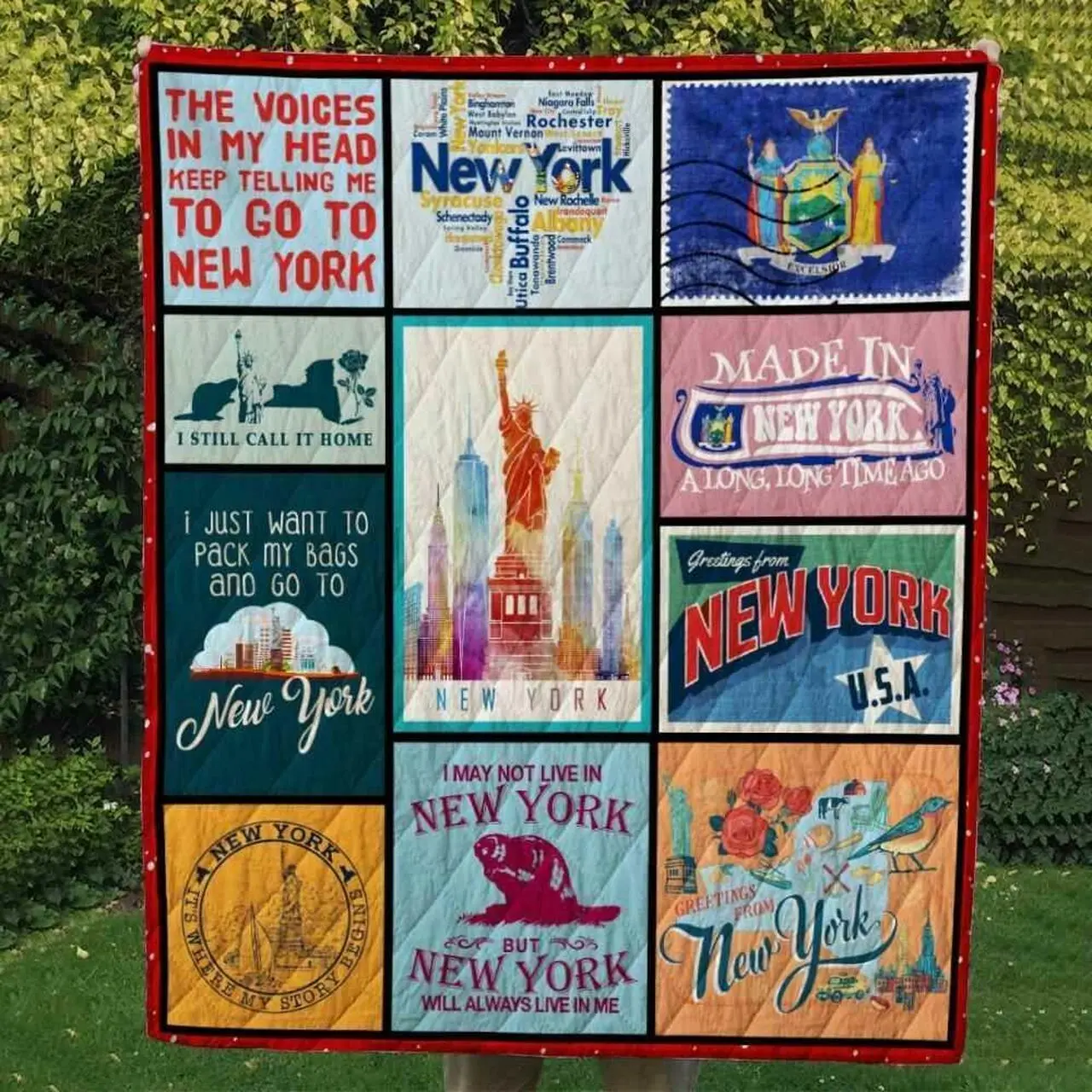 New York Ver1 Blanket Th0807 Quilt and Home Decor