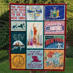 New York Ver1 Blanket Th0807 Quilt and Home Decor