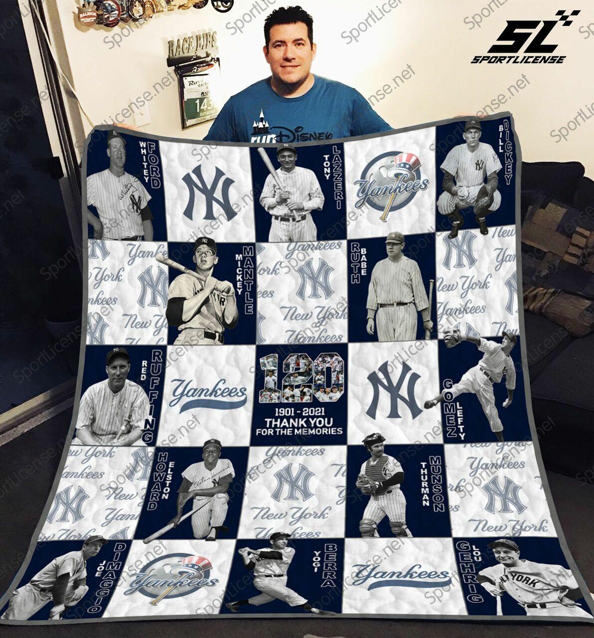 New York Yankees Lg25 Quilt Blanket and Home Decor