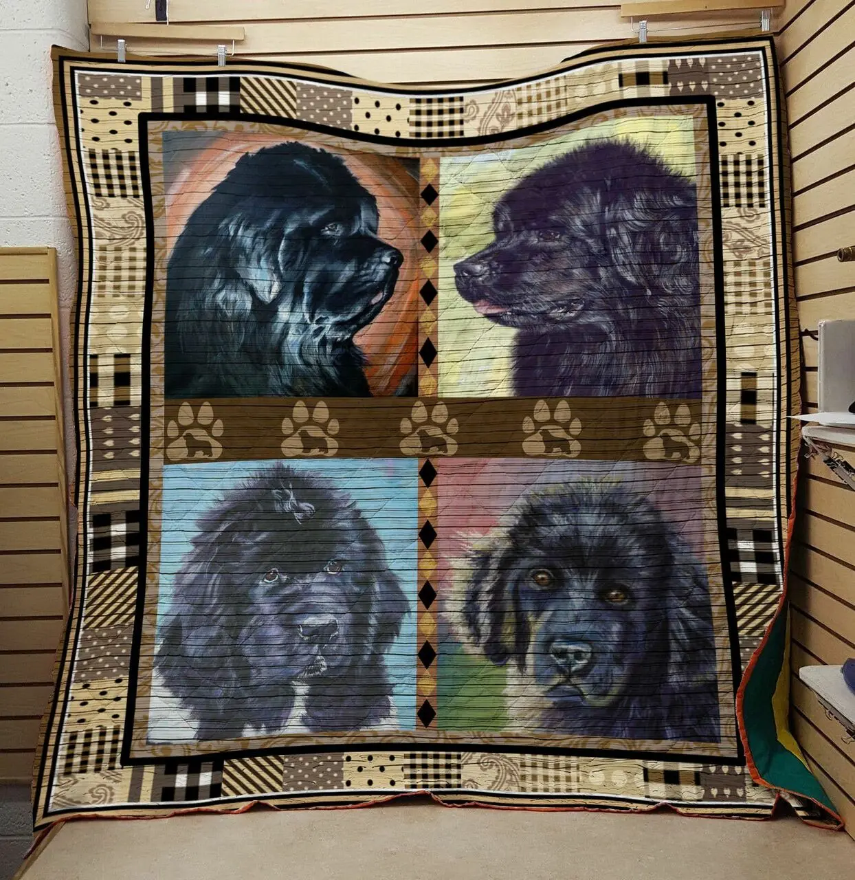 Newfoundland 2702094 3D Customized Quilt Blanket 664 and Home Decor