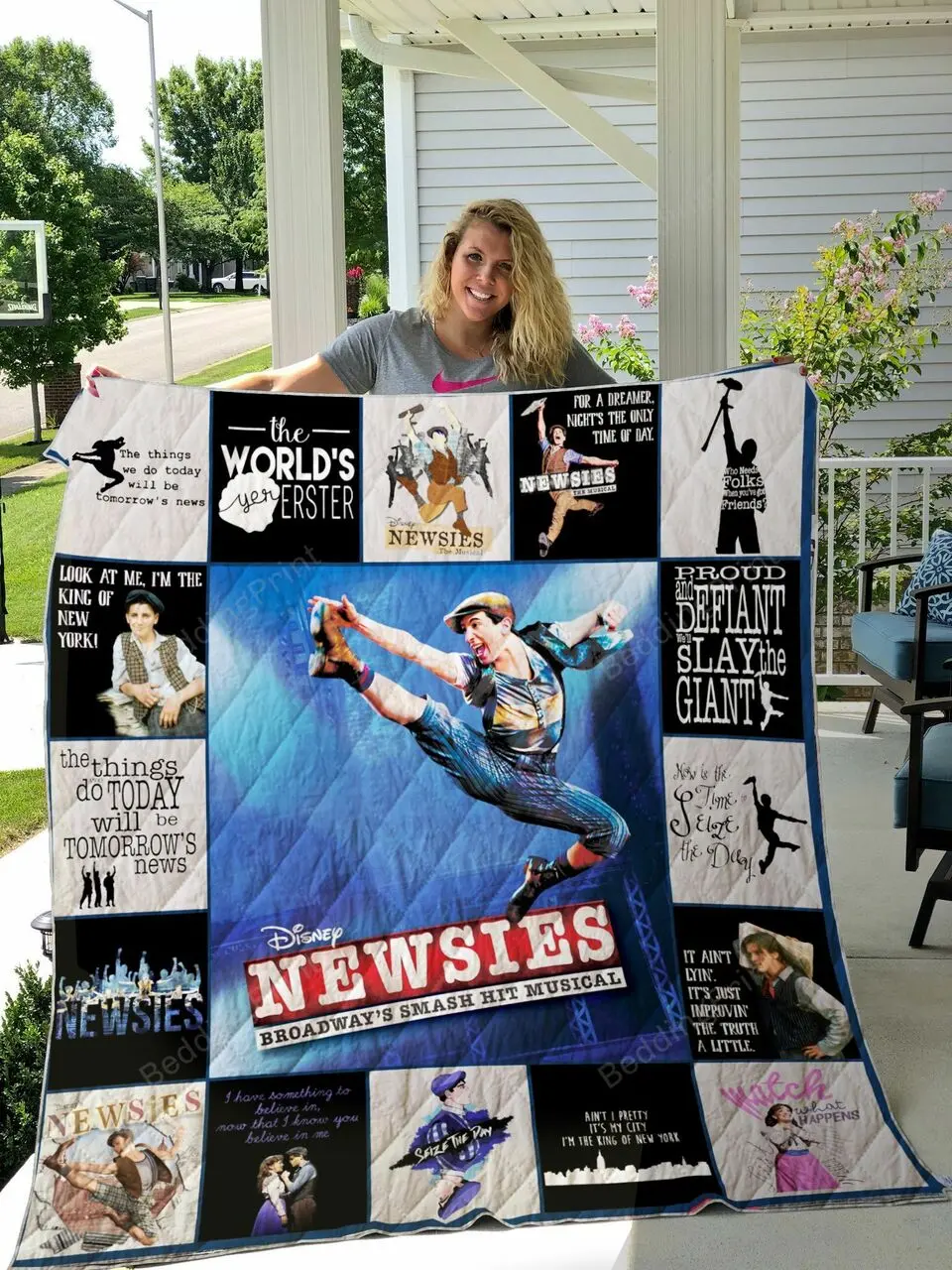 Newsies Quilt Blanket For Fans Ver 17 and Home Decor