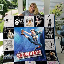 Newsies Quilt Blanket For Fans Ver 17 and Home Decor