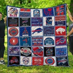 Nfl Buffalo Bills Quilt Blanket and Home Decor