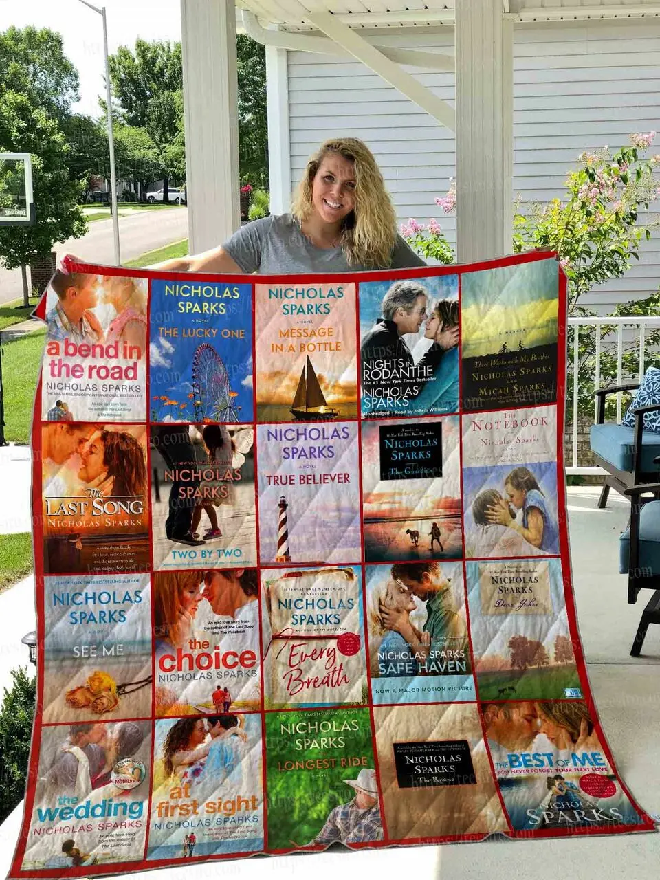 Nicholas Sparks Quilt Blanket 01 and Home Decor