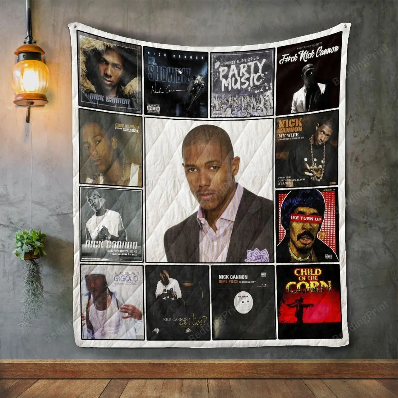 Nick Cannon Album Covers Quilt Blanket and Home Decor