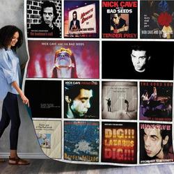 Nick Cave And The Bad Seeds Albums Quilt Blanket 01 and Home Decor