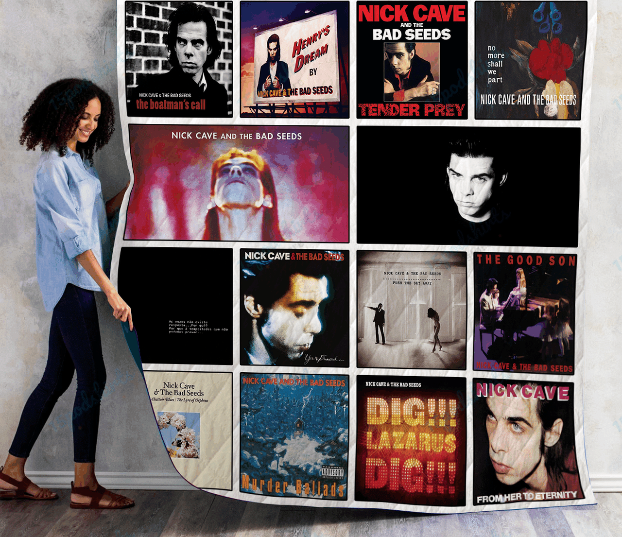 Nick Cave And The Bad Seeds Albums Quilt Blanket Ver 14 and Home Decor