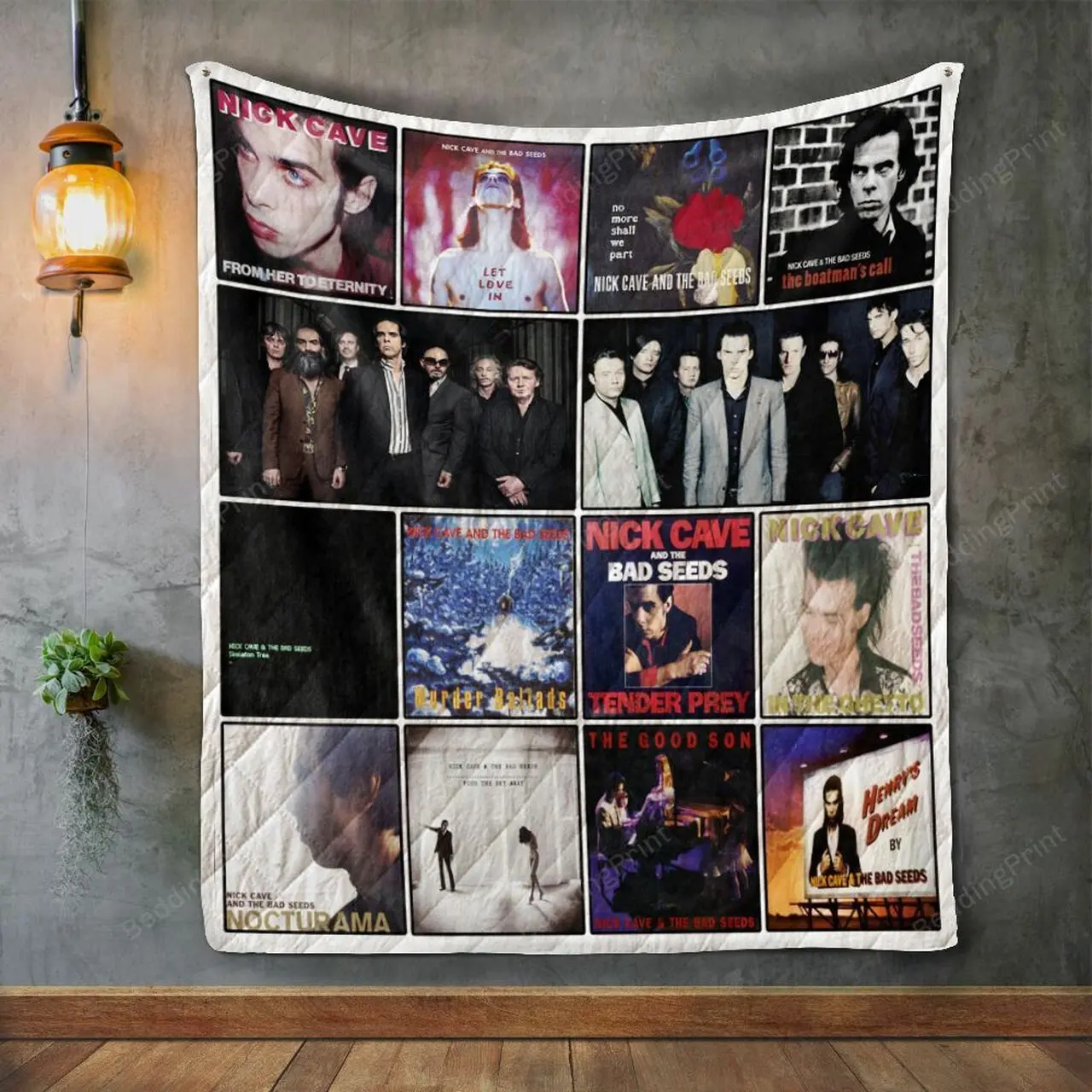 Nick Cave & The Bad Seeds Album Covers Quilt Blanket and Home Decor