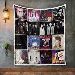 Nick Cave & The Bad Seeds Album Covers Quilt Blanket and Home Decor