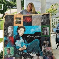 Nick Jonas Albums Quilt Blanket For Fans Ver 17 and Home Decor