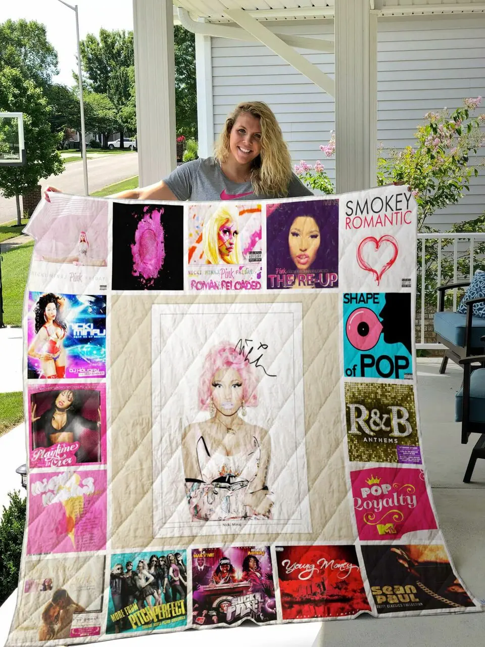Nicki Minaj Quilt Blanket 0958 and Home Decor