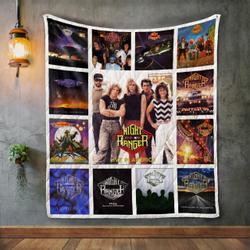 Night Ranger Album Covers Quilt Blanket and Home Decor