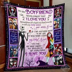 Nightmare Boyfriend You Mean To Me Quilt Gg and Home Decor