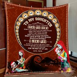 Nightmare Daughter Mom TodayS Trouble Quilt and Home Decor