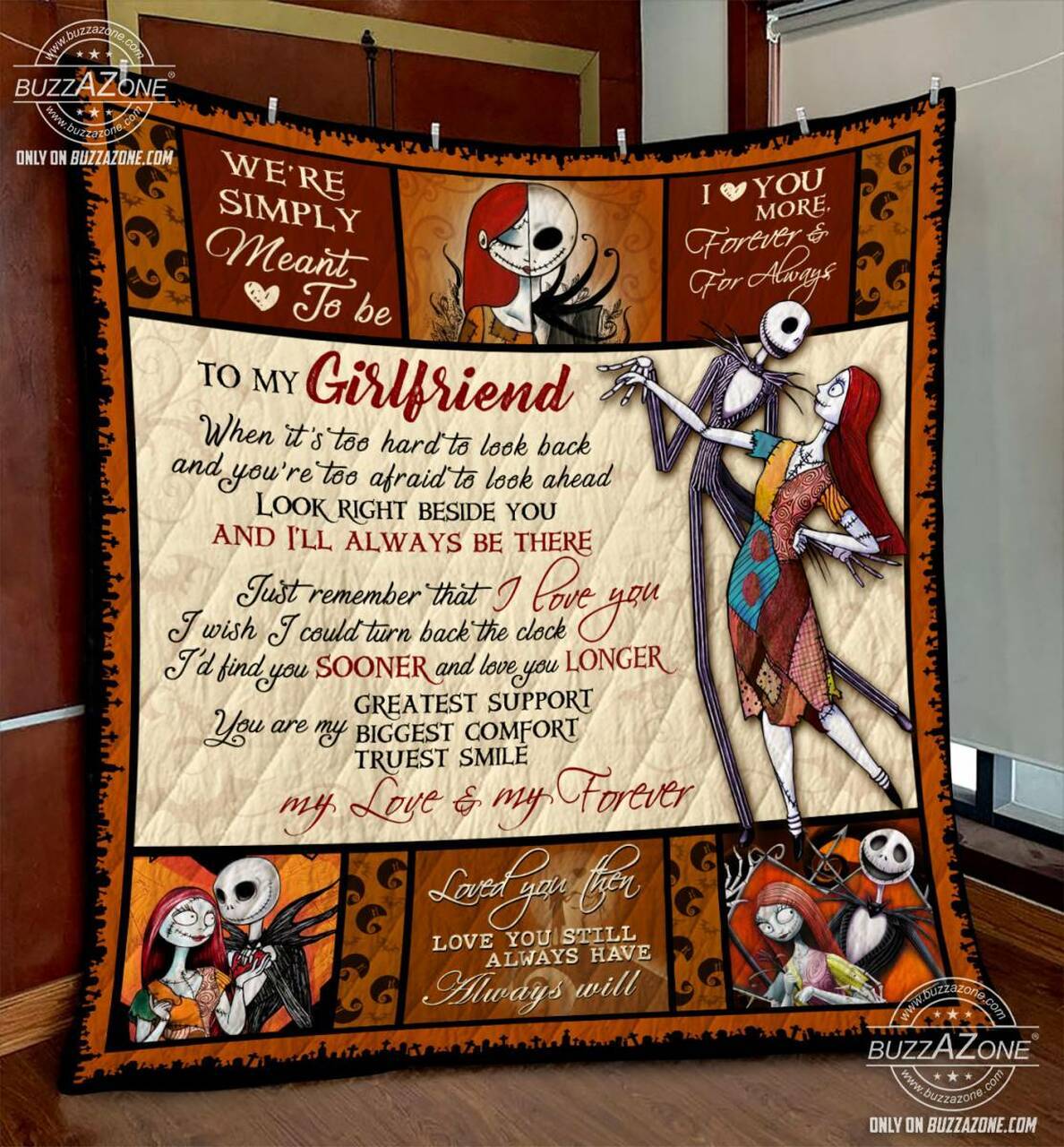 Nightmare Girlfriend Greatest Support Biggest Comfort Quilt Gg and Home Decor