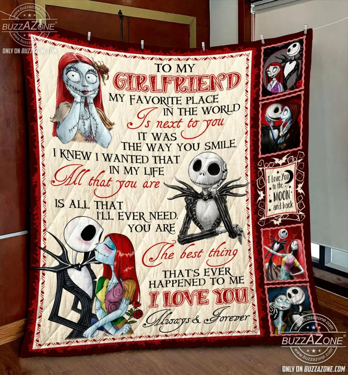 Nightmare Girlfriend Need All That You Are Quilt Gg and Home Decor