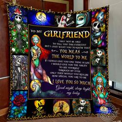 Nightmare Girlfriend You Mean The World To Me Quilt Cc and Home Decor