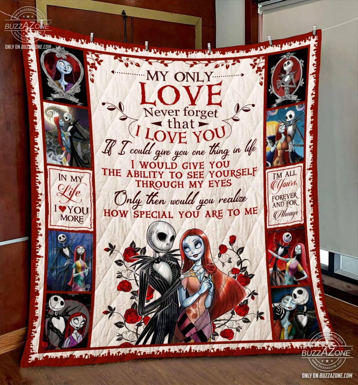 Nightmare My Love Ability To See Yourself Quilt Gg and Home Decor