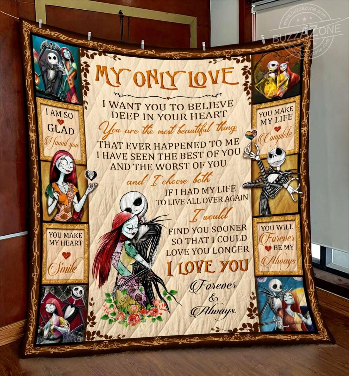 Nightmare My Love I Choose Both Quilt Gg and Home Decor