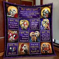 Nightmare My Love Love You More Quilt V2 Gg and Home Decor