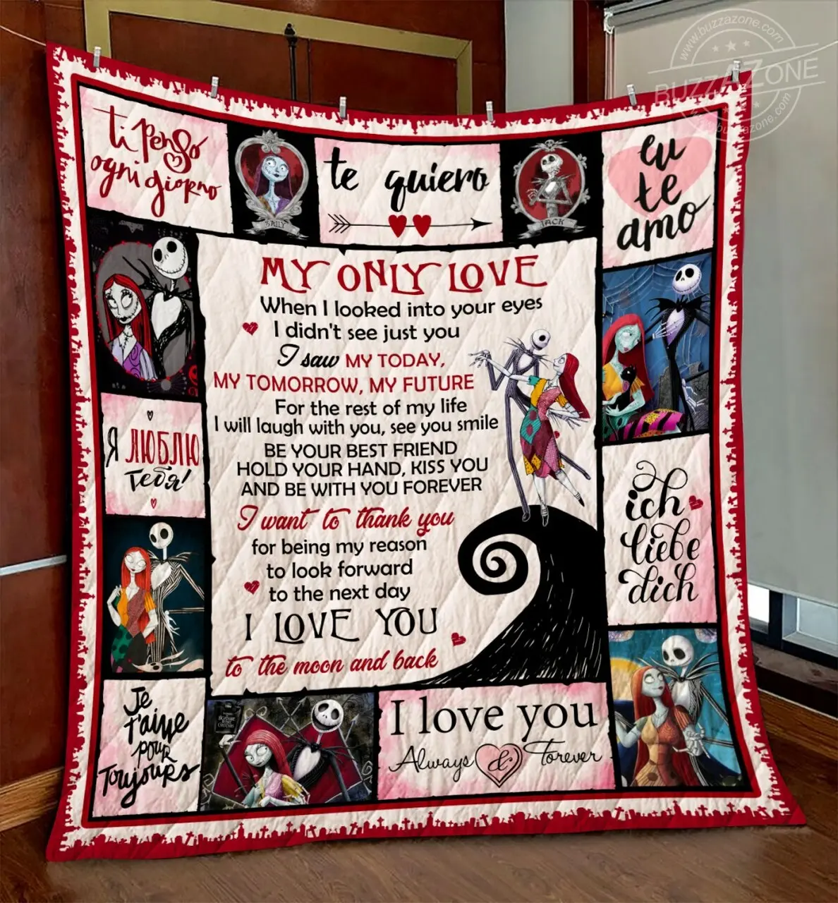 Nightmare My Love Today Tomorrow Future Quilt Gg and Home Decor