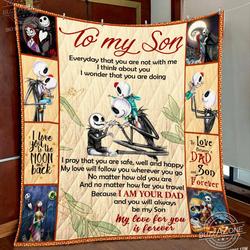 Nightmare Son Dad My Love Will Follow You Quilt Cc and Home Decor