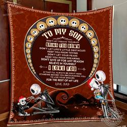 Nightmare Son Dad TodayS Trouble Quilt Cc and Home Decor