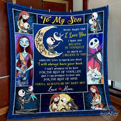 Nightmare Son Mom Life Knock You Down Quilt Gg and Home Decor