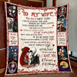 Nightmare Wife All Of My Lasts Quilt Gg and Home Decor