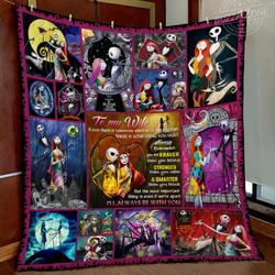 Nightmare Wife Braver Stronger Smarter Quilt Gg and Home Decor