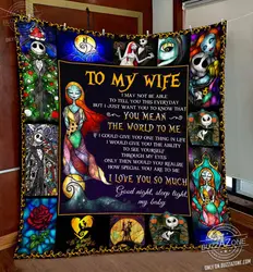 Nightmare Wife You Mean The World To Me Quilt Cc and Home Decor