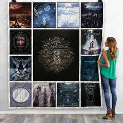 Nightwish Albums Quilt Blanket 02 and Home Decor