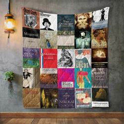 Nikolai Gogol Books Blanket Th1707 Quilt and Home Decor