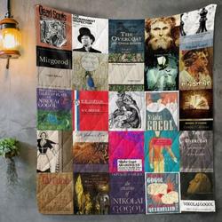 Nikolai GogolS Books Quilt Blanket  Limited Quilt Blanket and Home Decor
