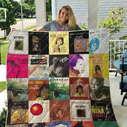 Nina Simone Albums Quilt Blanket For Fans Ver 25 and Home Decor