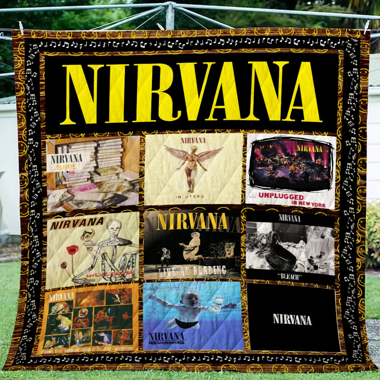 Nirvana Best Albums Quilt Blanket For Fans New and Home Decor