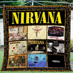 Nirvana Best Albums Quilt Blanket For Fans New and Home Decor