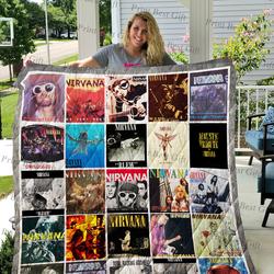 Nirvana Cover Poster Quilt 2 and Home Decor